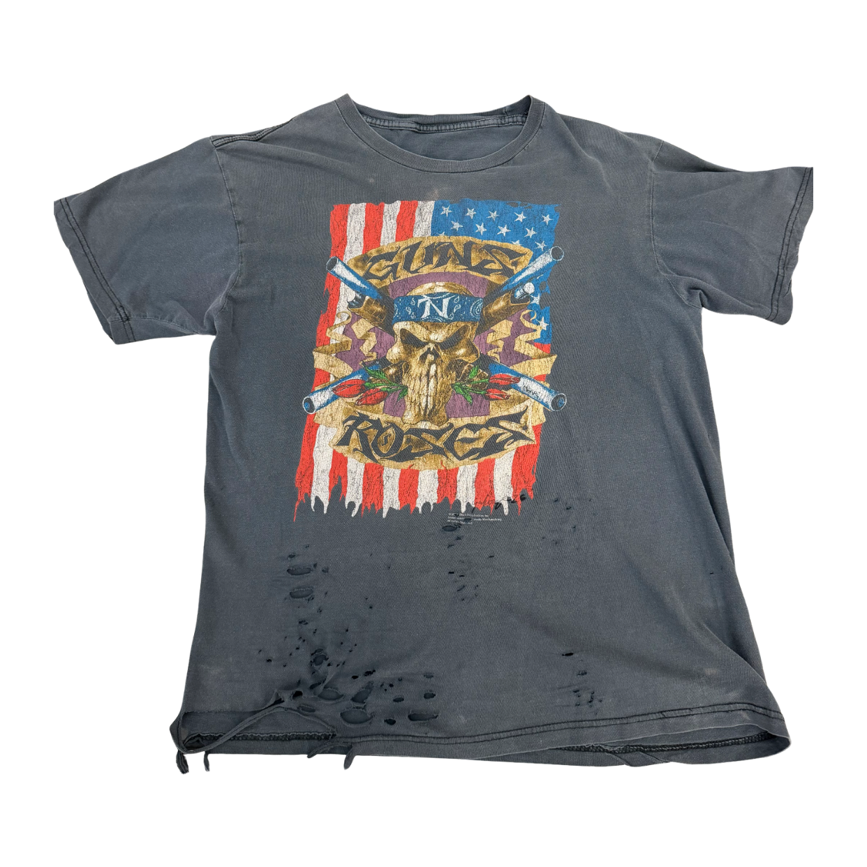 VINTAGE TEE 'GUNS N ROSES BLACK'