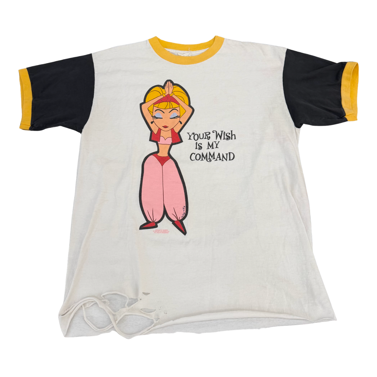 VINTAGE TEE 'YOUR WISH IS MY COMMAND'