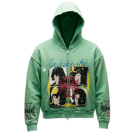 WAKOSHI HOODIE 'WAKOSHI STARS MINT GREEN'