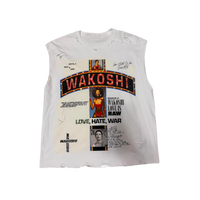 WAKOSHI TANK 'LOVE HATE WAR WHITE'