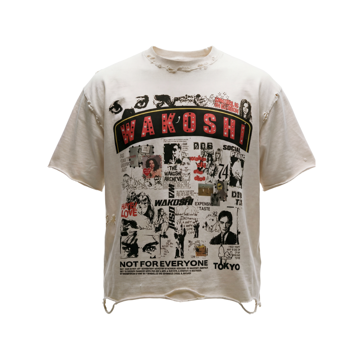 WAKOSHI TEE 'CRAFTED IN CHAOS WHITE'